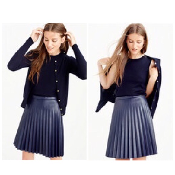 J. Crew Navy Merino Wool Jackie Cardigan Twin Set - Picture 8 of 8